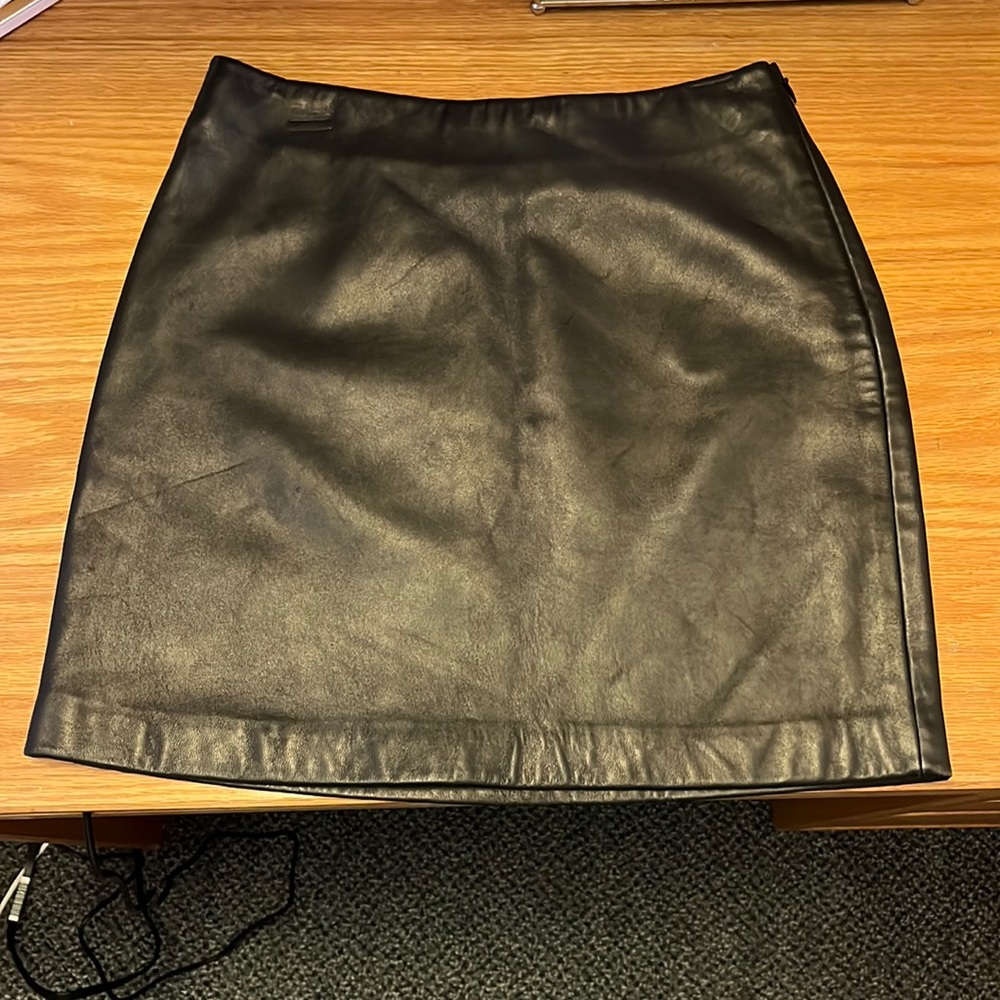 100% Leather skirt from Banana Republic